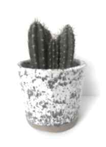 Osłonka ceramiczna meteoryt ceramika ana na sukulent, doniczka, rękodzieło, minimalistyczne