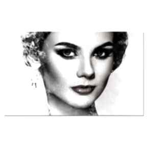 Obraz kobieta 45 - 120x70cm jak malowana designe aleobrazy - efekt, malowania