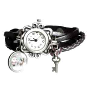 Pod choinkę: mikołaj i jego renifer zegarki gala vena zegarek, damski, brązowy, skórzana