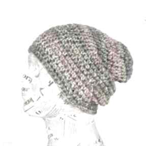 Kolorowa czapka beanie na prezent ciepła 045 go deco, wełna, urodziny