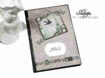Kalendarz 2015-romantyczna pocztówka shiraja, książkowy, 2019, francja