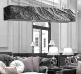 Glamourossa - artystyczna do loftu art and texture artystyna lampa, srebrna dekoracja