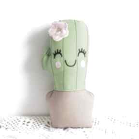 Kwiatek dla dziewczynki - różowy 20 cm maskotki mały koziołek kaktus, pokój, koziołkowe love