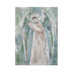 tybiusz, malowany aleksandrab obraz, anioł, autorski, ręcznie, prezent