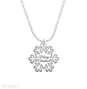 Celebrate snowflake necklace płatek śniegu celebrytka łańcuszek