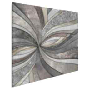 Obraz na płótnie - wir tekstury elegancki w kwadracie 80x80 cm 74002 vaku dsgn, beton