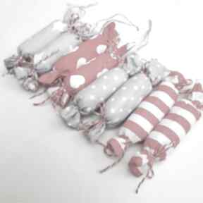 Pomysł na upominek święta! Cukierki bawełniane na choinkę dekoracje świąteczne maka design boże