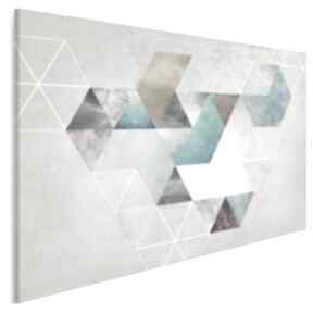 Obraz na płótnie - heksagonalny geometria 120x80 cm 50001 vaku dsgn geometryczny, abstrakcja