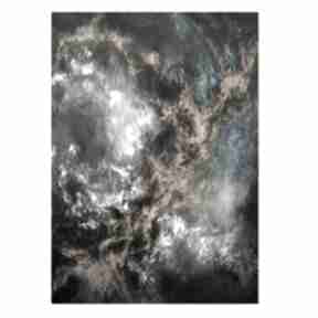 Nebula u11, abstrakcja, nowoczesny obraz ręcznie malowany aleksandrab, salon