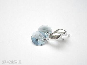 Alloys collection little rivoli aquamarine brąz swarovski