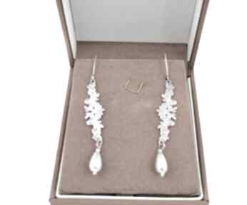 Perły: srebro, 925 ślubne, stylowe, delikatne bijoux by marzena bylicka