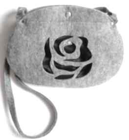 Różana czarna owalna torebki camshella róża, cyrkonie