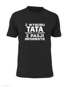 Koszulka z nadrukiem dla informatyka, prezent najlepszy, programista, komputer, urodziny