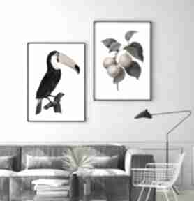 Zestaw 2 plakatów #19 30x40 cm hogstudio obraz, mieszkanie, dom, ptak