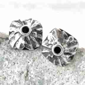 Drobne kolczyki sztyfty ze srebra a363 artseko małe, srebrne na prezent, handmade