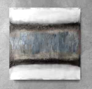 Obraz płótno abstrakcja. Akryl kwadrat paulina lebida