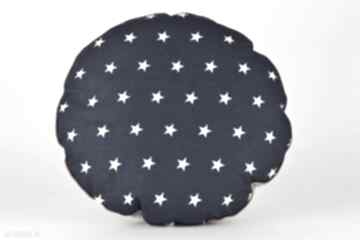 dla dziecka okrągła - gwiazdki 40x40 pokoik handmade mg home decor poduszki, ozdobna, prezent