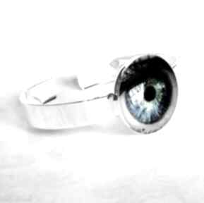 Oko w szkle: oryginalna bransoleta z grafiką na prezent gala vena oczko, okiem, awangardowa