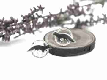 Srebrne liski jachyra jewellery lisy, kolczyki, srebro, natura, mini, sztyfty