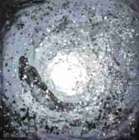 "głębia" obraz akrylowy na płótnie 100x100cm artystki plastyka adriany laube art syrena