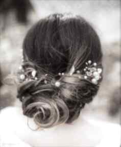 Aplikacja ozdoba ślubna włosów dayla firmy lauris kryształki