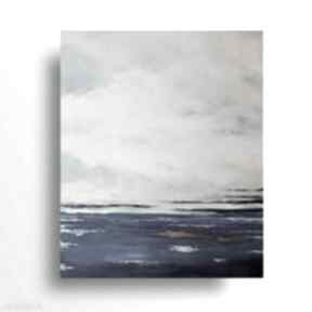Morze obraz akrylowy formatu 50x60 cm paulina lebida pejzaż, akryl, płótno