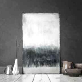Abstrakcja obraz akrylowy 50 80 cm paulina lebida, akryl