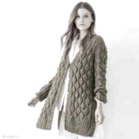 Sweter halden swetry dziane, ręcznie, dziergany, luksusowy, prezent, płaszcz