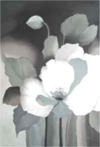 Eteryczna flora, obraz, 95x65 cm joannatkrol, obrazy olejne, abstrakcja, kwiaty