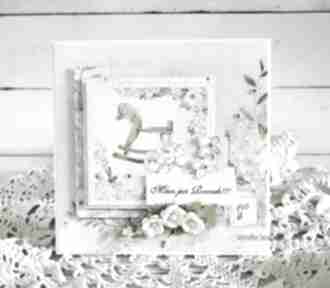 Kartka na roczek dziewczynki, 160 scrapbooking vairatka handmade, urodziny, pierwsze