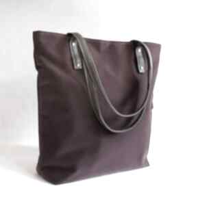 Classic shopper bag torebki czarnaowsianka