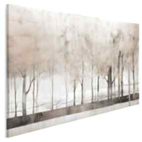 Obraz na płótnie - abstrakcja art deco 120x80 cm 103301 vaku dsgn z drzewa, złote korony drzew