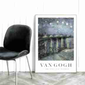 Vincent van gogh starry night over the rhone - plakat 40x50 cm plakaty hogstudio, obraz