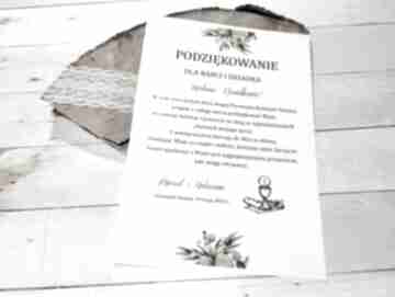 Podziękowanie - i komunia święta 3 szt scrapbooking kartki zapracownia, babcia, dziadek, matka