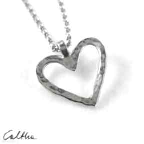 Serce - srebrny wisiorek mały 2203-05 wisiorki caltha, zawieszka, minimalistyczna biżuteria