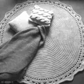 ze sznurka bawełnianego 150 cm nitkowe love dywan, chodnik, sznurek, szydełko, bawełna