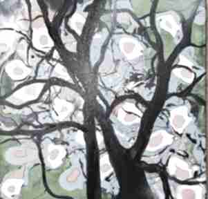 Obraz akrylowy "wiosna " ewa mościszko krajobraz, las, drzewo, widok