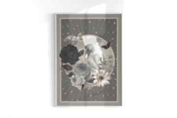 Kosmiczne kwiaty g 30x40 - kolaż plakaty