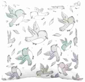 Poszewka na poduszkę dziecięca kolorowe ptaszki 3063 pokoik dziecka art mini, ptaki