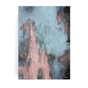 Abstrakcja obraz akrylowy formatu 50x70 cm paulina lebida, akryl, nowoczesny, płótno