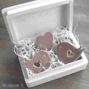 Walentynki: romantyczne miłość, zakochani kuferek: upominek ceramika