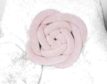 supeł knot pillow rose poduszki kawowe love róża, knotpillow, dekoracyjna, pleciona