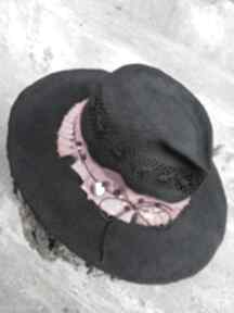 Letni kapelusz kapelusze fascynatory, fedora, czarny