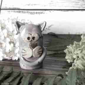 Figurka kota dekoracje badura ceramika kot, kotek, ceramiczny, kolekcjonerska