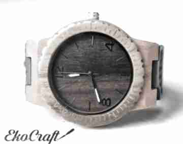 Drewniany zegarek ebony falcon zegarki ekocraft - ekologiczny, lekki, elegancki, oryginalny