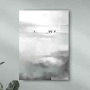 Drzewa obraz akrylowy formatu 60x80 cm paulina lebida, płótno, akryl, nowoczesny