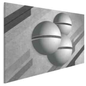 Obraz na płótnie - 120x80 cm 30101 vaku dsgn kule, beton, surowy, industrialny, abstrakcja