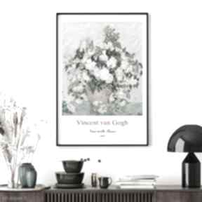 Plakat 40x50 cm - vincent van gogh 2-0308 plakaty raspberryem obraz gogha, z kwiatami