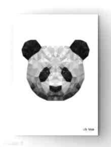 Panda A3 plakaty life fetish design plakat, grafika, w formacie A3, zoo, lowpoly