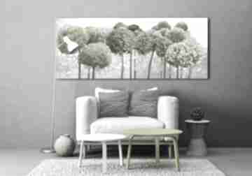 Obraz drukowany na płótnie kwiaty hortensji ogrodowej -format 147x60cm 0356 ludesign gallery